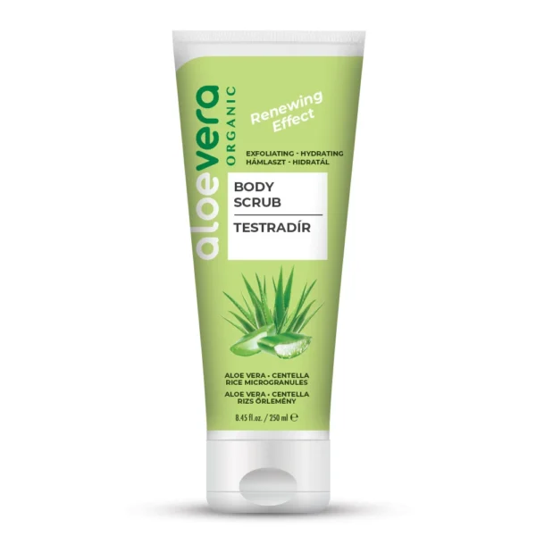 Aloe Vera Organic Bőrmegújító testradír 250ml