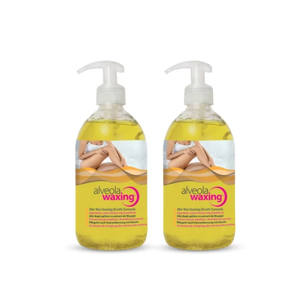 Alveola Waxing Gyantázás utáni lemosó olaj Kamillával 2x300ml