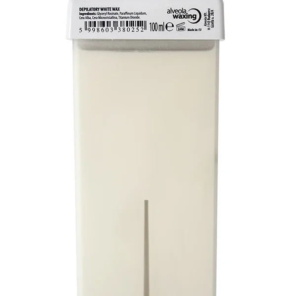 Alveola Waxing White Tio2 gyantapatron 100ml széles fej