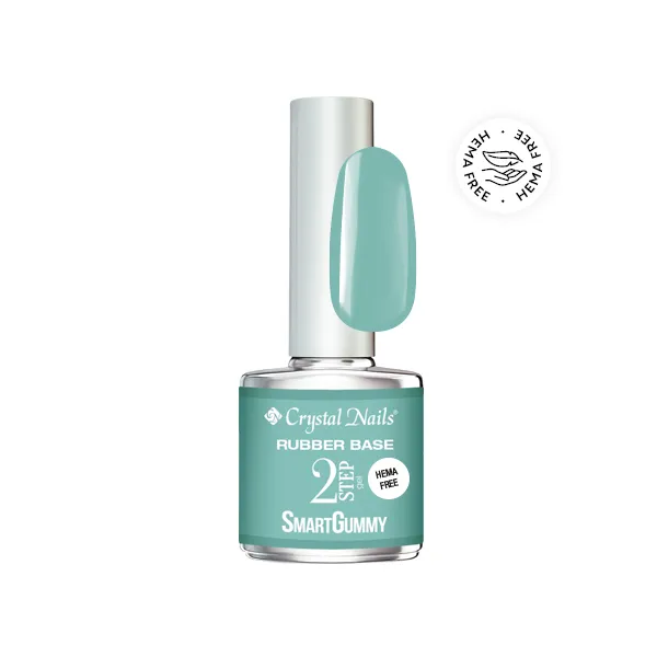Crystal Nails 2S SmartGummy HEMA Free Rubber base gel - Nr29 Blue Lagoon 8ml