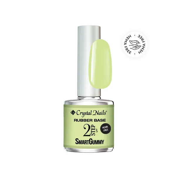 Crystal Nails 2S SmartGummy HEMA Free Rubber base gel - Nr56 Charlock 8ml