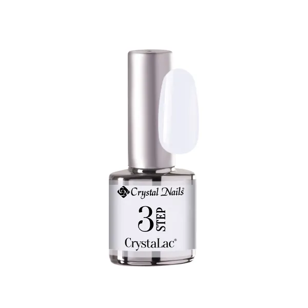 Crystal Nails 3 STEP CrystaLac - Icy White (4ml)
