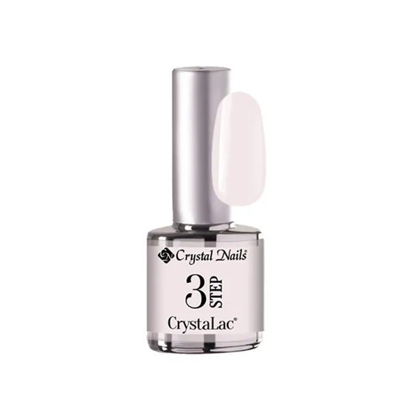 Crystal Nails 3 STEP CrystaLac - Mega White (8ml)