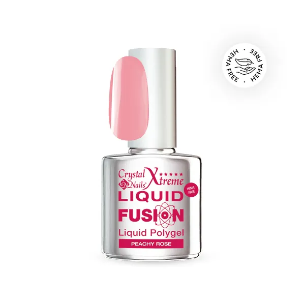 Crystal Nails Liquid Fusion - Peachy Rose 13ml