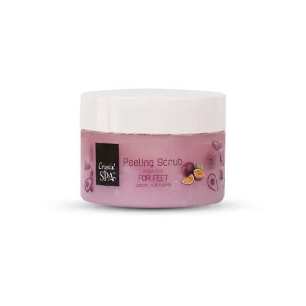 Crystal Nails SPA peeling scrub passion fruit for feet 200ml