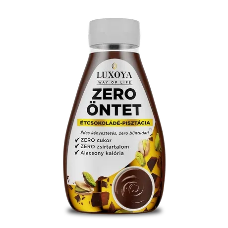 Luxoya Zero Öntet - Étcsokoládé-pisztácia 250g