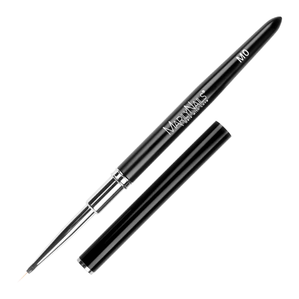 MarilyNails Ecset zselé M0 - fém tokkal