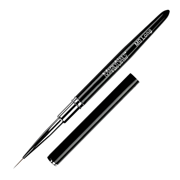 MarilyNails Ecset zselé M0 Long - fém tokkal