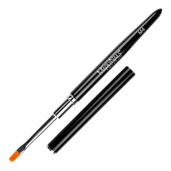 MarilyNails Ecset zselé M4 - fém tokkal