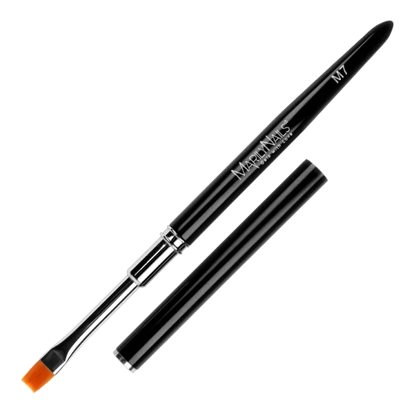 MarilyNails Ecset zselé M7 - fém tokkal