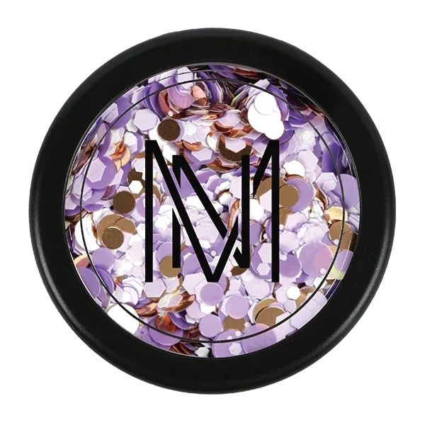 MarilyNails glitter 6 - lila
