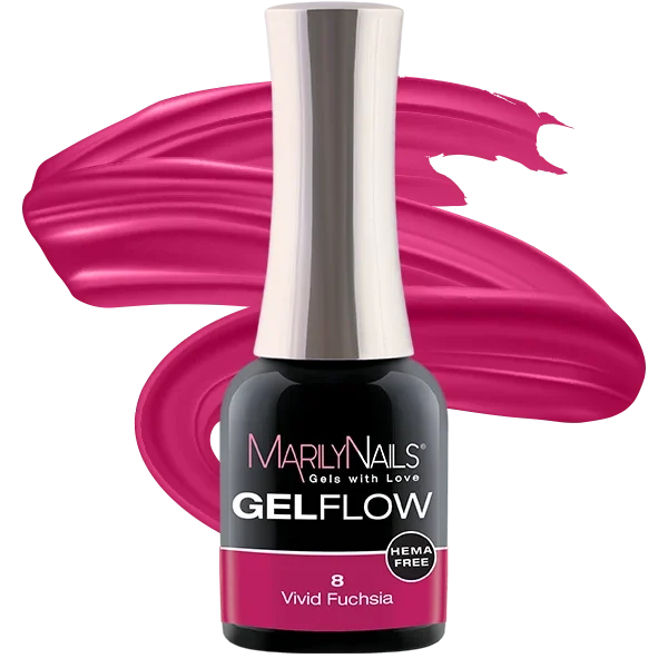 MarilyNails Hema Free GelFlow - 08 7ml (Vivid Fuchsia)