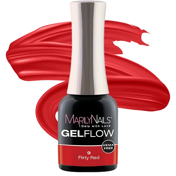 MarilyNails Hema Free GelFlow - 09 7ml (Flirty Red)