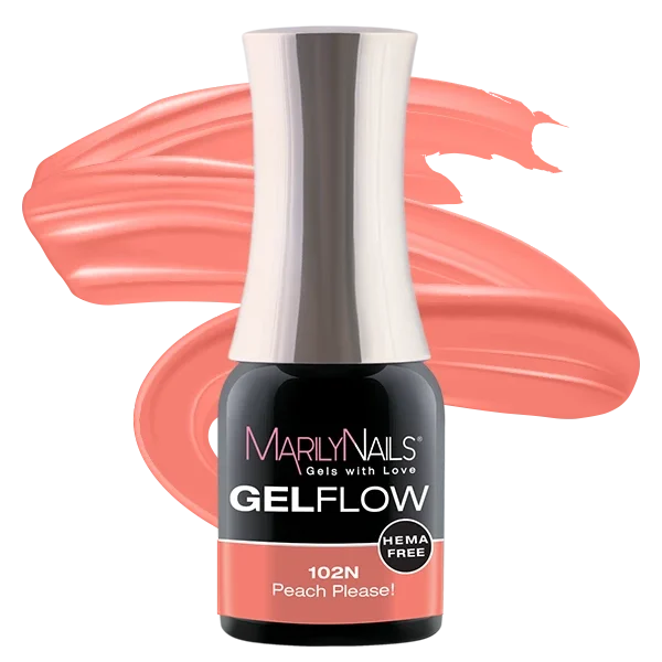 MarilyNails Hema Free GelFlow - 102N 4ml (Peach Please)