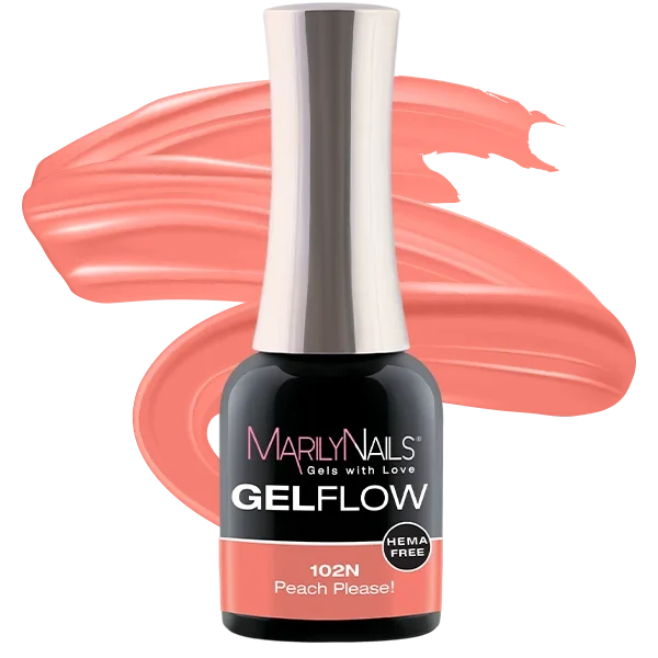 MarilyNails Hema Free GelFlow - 102N 7ml (Peach Please!)