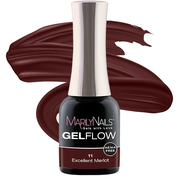 MarilyNails Hema Free GelFlow - 11 7ml (Excellent Merlot)