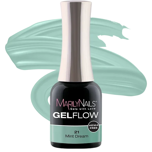 MarilyNails Hema Free GelFlow - 21 7ml (Mint Dream)