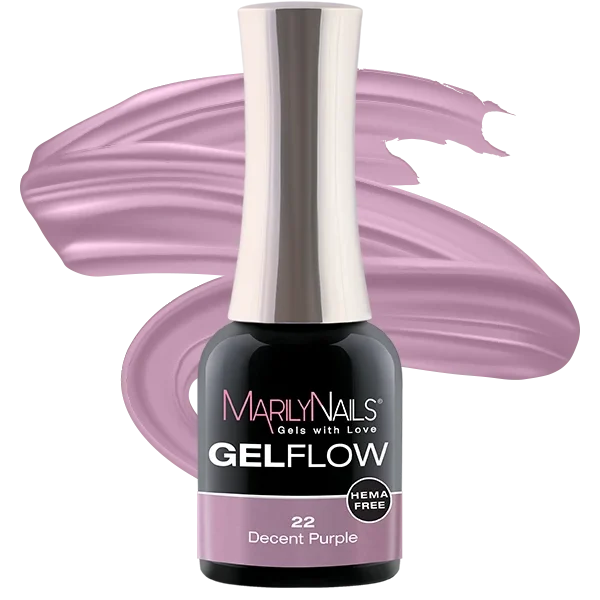 MarilyNails Hema Free GelFlow - 22 7ml (Decent Purple)