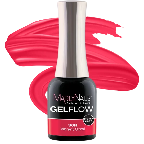 MarilyNails Hema Free GelFlow - 30N 7ml (Vibrant coral)