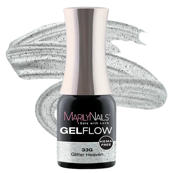 MarilyNails Hema Free GelFlow - 33G 4ml (Glitter Heaven)