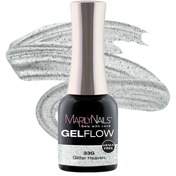 MarilyNails Hema Free GelFlow - 33G 7ml (Glitter Heaven)