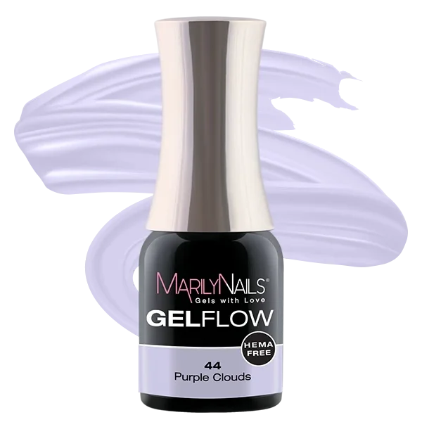 MarilyNails Hema Free GelFlow - 44 4ml (Purple Clouds)