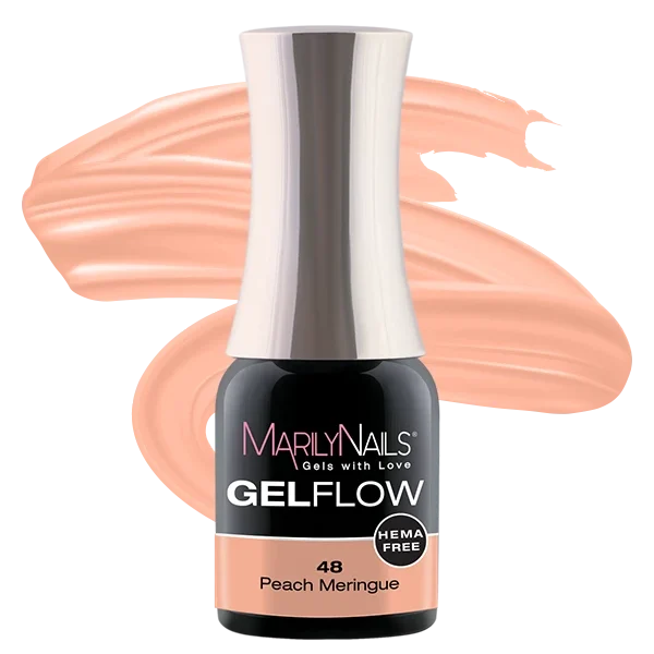 MarilyNails Hema Free GelFlow - 48 4ml (Peach Meringue)