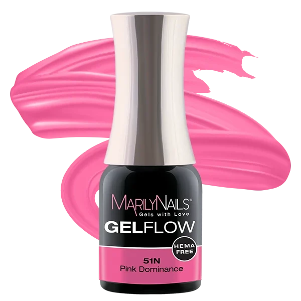 MarilyNails Hema Free GelFlow - 51N 4ml (Pink Dominance)