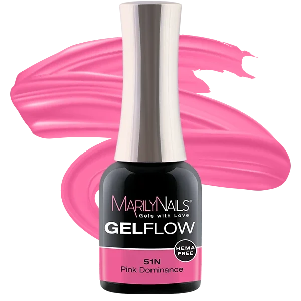 MarilyNails Hema Free GelFlow - 51N 7ml (Pink Dominance)
