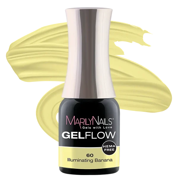 MarilyNails Hema Free GelFlow - 60 4ml (Illuminating Banana)