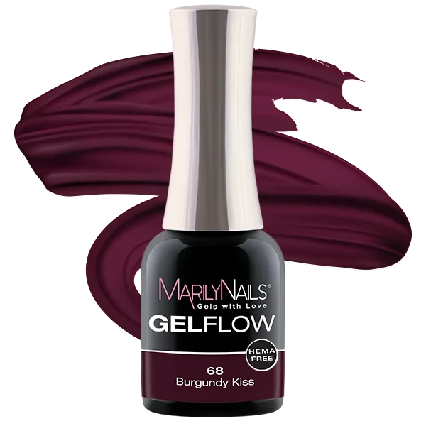 MarilyNails Hema Free GelFlow - 68 7ml (Burgundy Kiss)