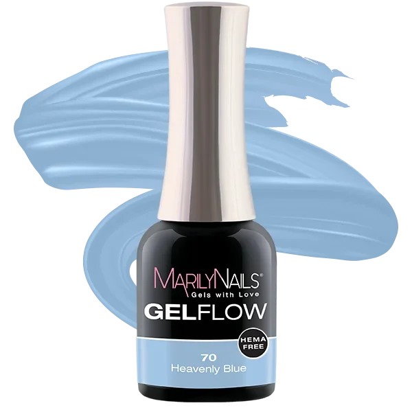 MarilyNails Hema Free GelFlow - 70 7ml (Heavenly Blue)