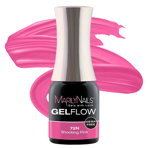 MarilyNails Hema Free GelFlow - 72N 7ml (Shocking Pink)
