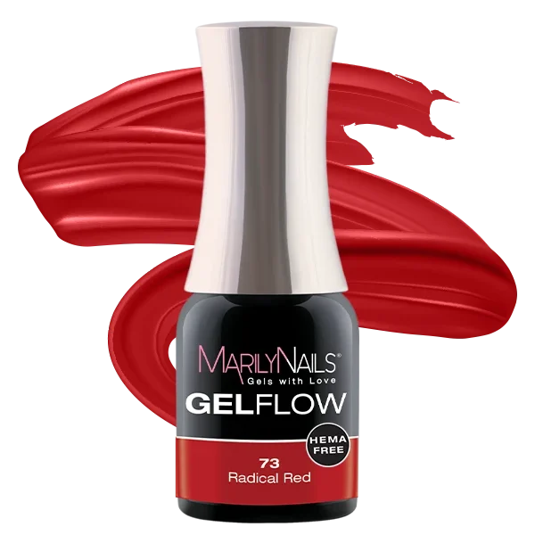MarilyNails Hema Free GelFlow - 73 4ml (Radical Red)