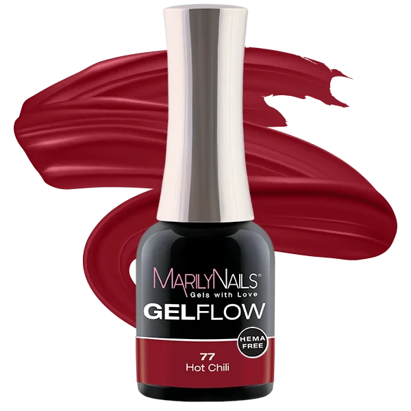 MarilyNails Hema Free GelFlow - 77 7ml (Hot Chili)