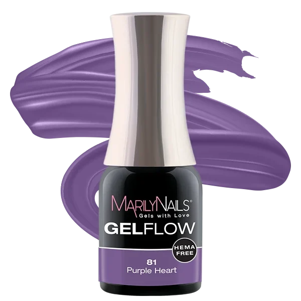 MarilyNails Hema Free GelFlow - 81 4ml (Purple heart)