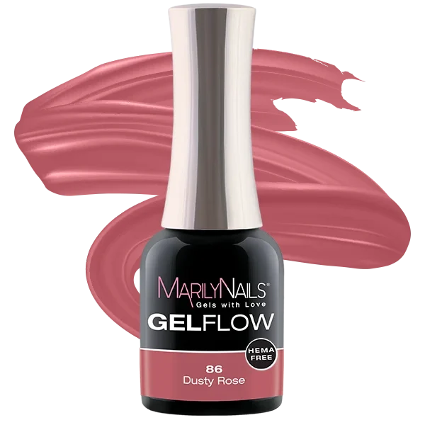 MarilyNails Hema Free GelFlow - 86 7ml (Dusty Rose)