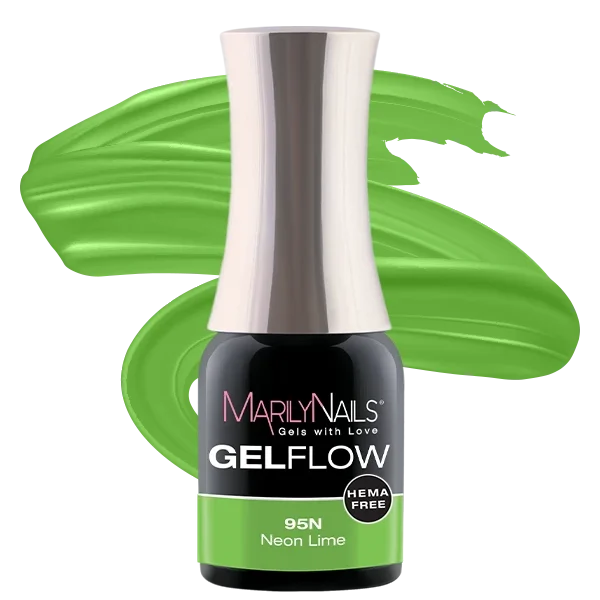 MarilyNails Hema Free GelFlow - 95N 4ml (Neon Lime)
