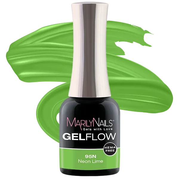 MarilyNails Hema Free GelFlow - 95N 7ml (Neon Lime)