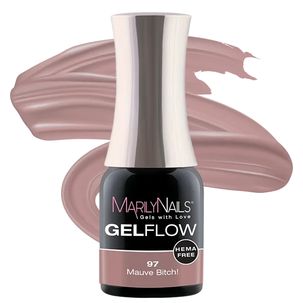 MarilyNails Hema Free GelFlow - 97 4 ml (Mauve Bitch!)