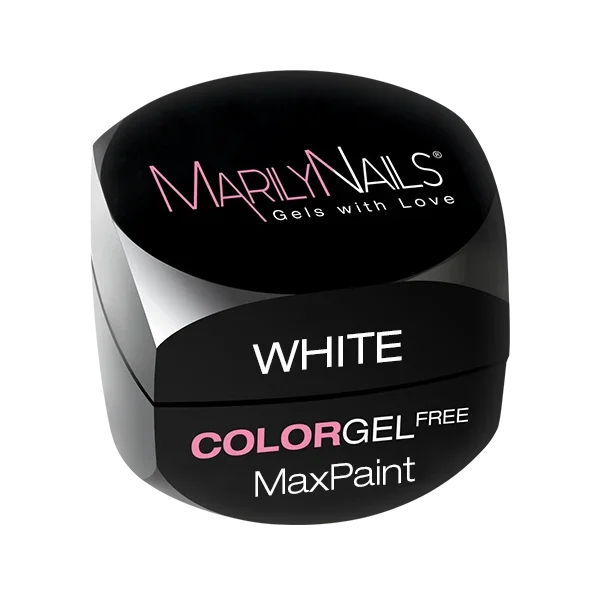 MarilyNails MaxPaint Color gel Free - White 3ml