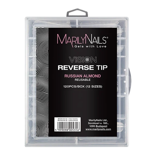 MarilyNails Reverse tip - orosz mandula