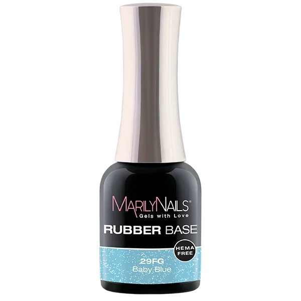 MarilyNails Rubber Base - 29 Baby Blue 7ml