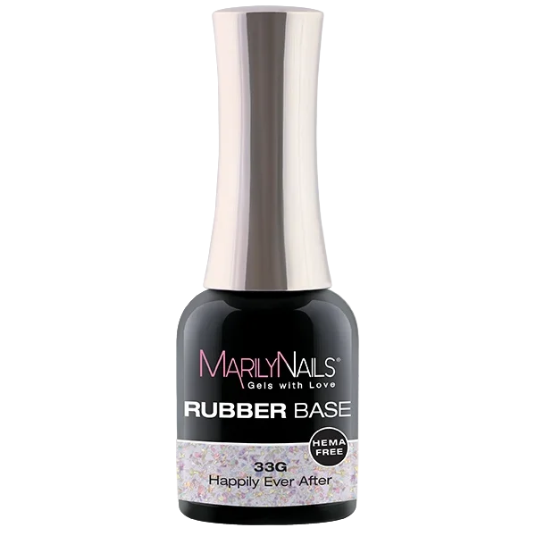 MarilyNails Rubber Base - 33G Happily ever after 7ml