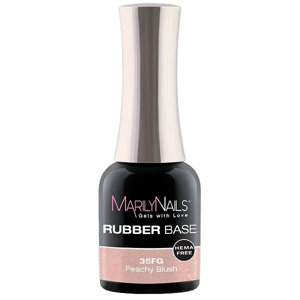 MarilyNails Rubber Base - 35FG Peachy blush 7ml