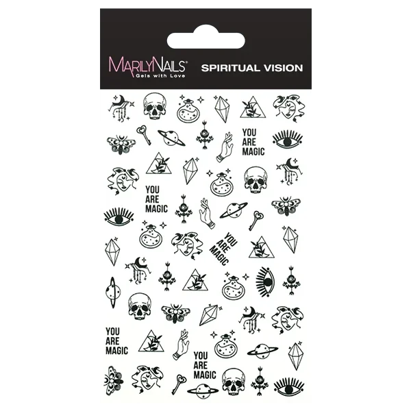 MarilyNails vizes köröm matrica - Spiritual Vision (N 1500)
