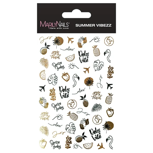 MarilyNails vizes köröm matrica - Summer Vibezz (J364)