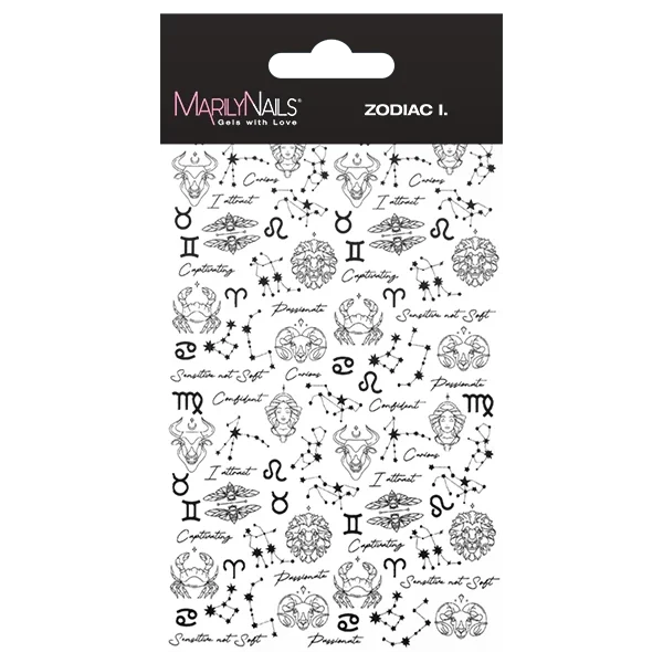 MarilyNails Vizes Körömmatrica - Zodiac I.