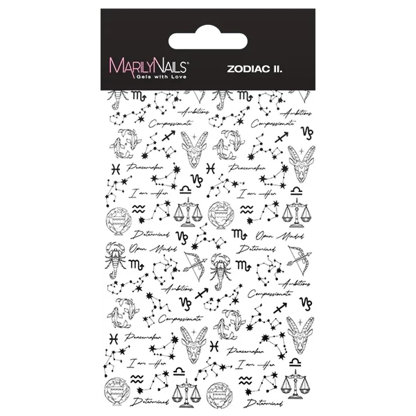 MarilyNails Vizes Körömmatrica - Zodiac sign II.