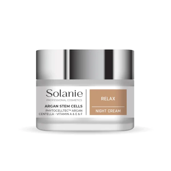 Solanie Argán növényi őssejtes Relax éjszakai krém 50 ml
